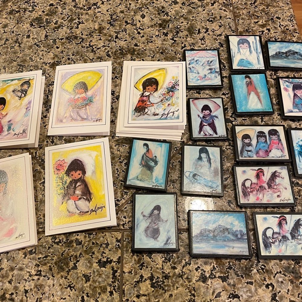DeGrazia Vintage Notecards and 14 Magnets